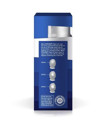 Men's Rogaine 5% Minoxidil Foam - Six Month Supply for Hair Loss & Thinning Treatment - Buy Online on GoSupps.com