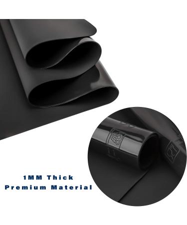 Gartful Black Extra Large Silicone Mat 23.6 x 15.7 inches - Resin Casting Mold, Countertop Protector, Placemat Table Saver Pad - Nonstick & Nonskid - Reusable Craft Sheet - Buy Online on GoSupps.com