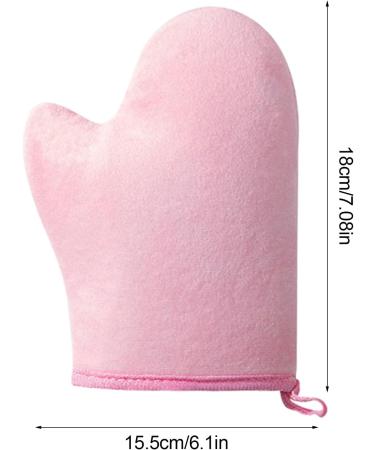 Autobronzant | Applicateur pour Autobronzage | Applicateur Flock Lavable en Machine R utilisable avec Pouce pour Cr mes Spray Mousse Corps Visage Femmes Rose - Buy Online on GoSupps.com