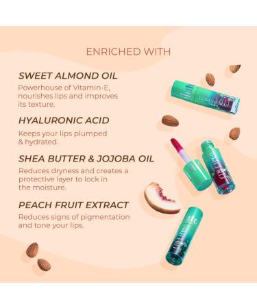 Lip Gelato Tinted Lip Oil | Hydrating Luminous finish |With Vitamin E Jojoba oil Hyaluronic Acid & Shea Butter Brown Berry 5ml - Buy Online on GoSupps.com