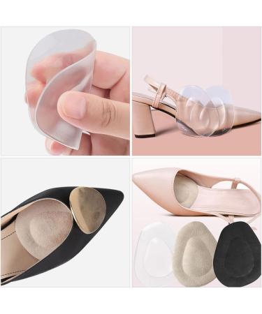 6 Pairs Forefoot Pad High Heel Inserts - Metatarsal Support Reusable Non-Slip Flannel Cushions for Pain Relief - Assorted Colors - Buy Online on GoSupps.com