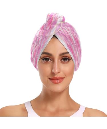Pink Mermaid Scales Dry Hair Cap & Towel Set - Quick Drying Super Absorbent Soft Comfort - Buy Online on GoSupps.com