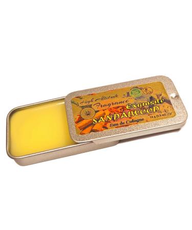 Exquisite SANDALWOOD Perfume - Eau de Cologne - Solid Balm - Aromatherapy Essential Oils (Santalum Album Spruce Amber Palo Santo Saffron Wood) Natural Fragrance - Travel Party Favors Gifts -0.5oz - Buy Online on GoSupps.com