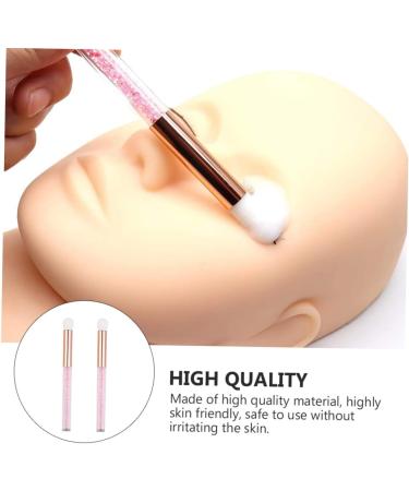 BIUDECO 2pcs Nose Brush Practical Makeup Brush Blackhead Brush Eyeshadow Applicator Abs Brush Handle - Buy Online on GoSupps.com