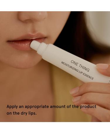 ONE THING Moisturizing Lip Essence 1 Count | Nourishing Soothing Moisturizing Hydrating Dry Rough Lips Oil Butter Organic Plant Based Balm Jojoba Argan Olive Oil | Vegan Korean Skin Care - Buy Online on GoSupps.com