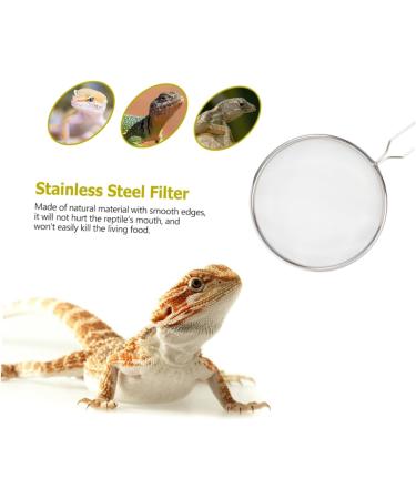 BESPORTBLE 2pcs Pet Sand Shovel Fish Tank Filters Terrarium Tank Fine Sand Sifter Reptiles Barbed Wire Silver 26x14cmx2pcs Silverx2pcs - Buy Online on GoSupps.com