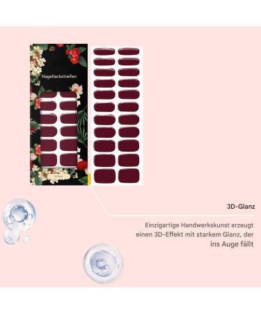  zjhukfmc Pack of 22 red gel nail protectors - Durable and waterproof - For manicures and pedicures - For home and autumn - Buy Online on GoSupps.com