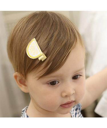 6 Pieces Cute Hair Clips Embroidery Fruit Hair Clips Children Hairpin Cute Hair Bows for Girls Kids Women Accessories - Buy Online on GoSupps.com