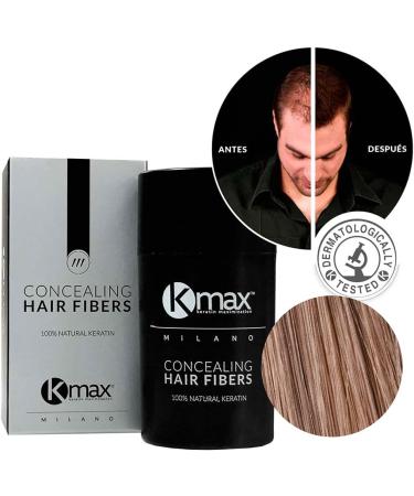 Kmax International Srl Hair fibers KMAX 32 g Light chestnut - Buy Online on GoSupps.com