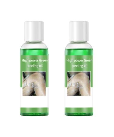 Dark Skin Exfoliating Oil Extra Strong Green for Hands Feet and Whole Body for at-home facial chemical exfoliation (220 ml/7.76 oz)