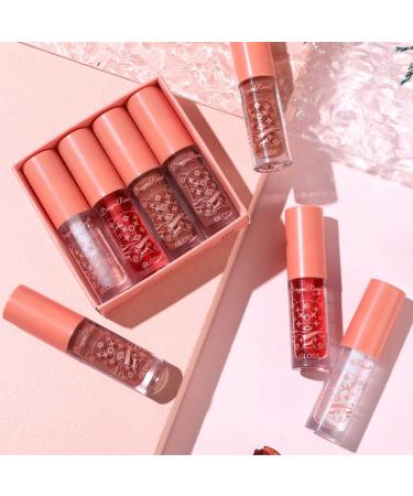 YIBABY 8 Colors Tinted Lip Gloss Set for Hydrating, Plumping, and Moisturizing Lips - Shiny Jelly Lip Gloss for Women and Girls - Buy Online on GoSupps.com