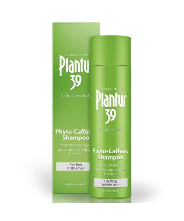 Plantur 39 Phyto Caffeine Women's Nourishing Shampoo  8.45 Fl Oz  for Fine  Thinning Hair  Natural Hair Growth Shampoo  Niacin  Zinc  White Tea Extract Fine Brittle Hair 8.45 Fl Oz (Pack of 1)