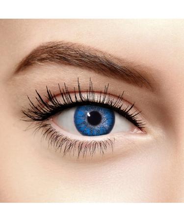 Mystic 2 Tone 90 Day Colored Contact Lenses Without Prescription (Aqua Blue) Mystic Aqua Blue