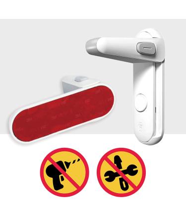 Heart of Tafiti Child Door Handle Locks | Baby-Proof Lever Lock | 2-Pack | Easy Installation | 3M VHB Glue | Safe for Toddlers - Buy Online on GoSupps.com