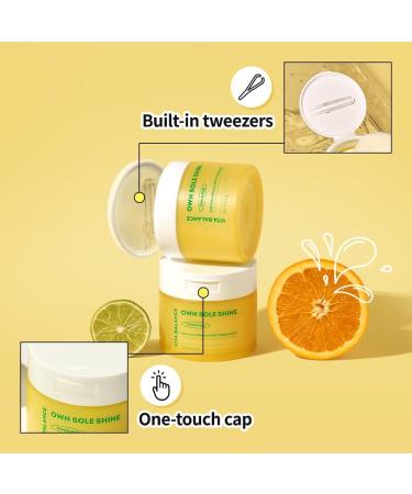 EUNYUL Vita Balance Own Sole Shine Toner Pad - 70 Pads 6.43 fl. oz. | Vitamin C Infused Exfoliating Pads for Radiant Skin - International Shipping Available - Buy Online on GoSupps.com