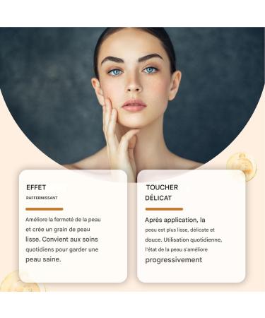  Mimoqk Tightening Face Cream Skin Lifting Moisturizer 20g Bee Extract Plumping Lotion Smoothing Glowing Rejuvenating Care for Night Day Travel Morning Routine - Buy Online on GoSupps.com