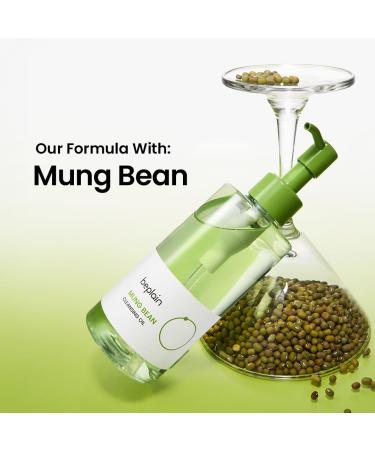 beplain Mung Bean Pore Care Duo - Cleansing Oil & Cleansing Foam | Korean Skin Care | Suitable for Sensitive Skin |(6.76fl.oz/200ml) (5.4fl.oz/160ml) - Buy Online on GoSupps.com