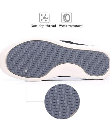 Mei MACLEOD Women's Wide Width Walking Shoes | Memory Foam Air Cushion Casual Sneakers | Outdoor | 9.5 Wide | Blue - Buy Online on GoSupps.com