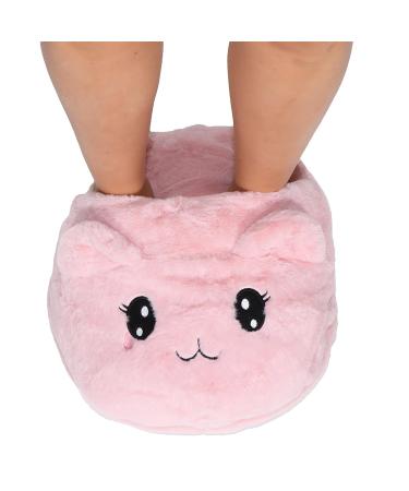 Footmuff cuddly foot warmer motif cat mouse slippers warm slippers 691 (pink mouse)