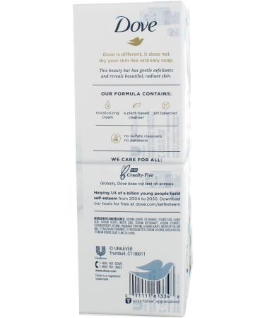 Dove Beauty Bar Shea Butter + Gentle Exfoliating for Soft Pampered and Smooth Skin | 12 Bars shea butter + soap Gentle Exfoliating - Buy Online on GoSupps.com