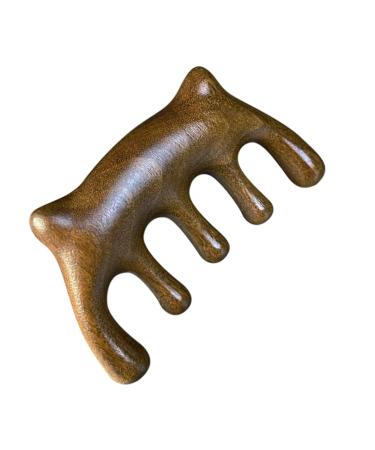 FRCOLOR Sandalwood Cat Comb Scalp Comb Body Massager Comb Body Massager Tool Wooden Hair Comb Head Scalp Scraping Tool Creative Wooden Massage Comb Wood Massage Comb Wide Tooth