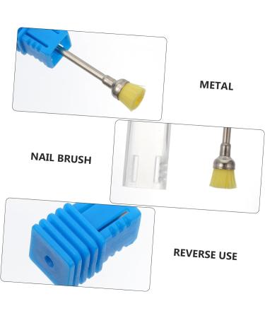POPETPOP 15 Pcs Nail Dust Brush Nail for Cleaning Nail Cleaner Nail Cleaning Brush Nail Drill Brush Carbide Cleaning Brush Nail Drill Bits Nail Art Tool Fingernail Alloy Metal Grip 7.5x1.2cmx3pcs Assorted Colorx3pcs - Buy Online on GoSupps.com