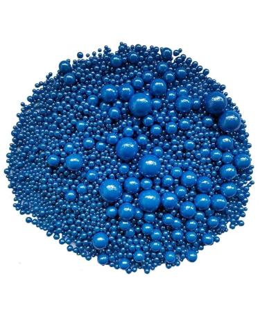 Buy Edible Blue Pearl Sweets 120g - Perfect for Birthdays Weddings Halloween Thanksgiving & Christmas - Decorative Sprinkles for Cakes Cupcakes & Dim Sum - Buy Online on GoSupps.com