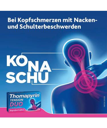 Thomapyrin TENSION DUO Film-Coated Tablets - Fast Relief for Severe Headaches - 18 Pieces - International Shipping Available - Buy Online on GoSupps.com