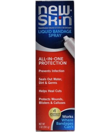 New-Skin Liquid Bandage Spray 1 oz - Pack of 5 | Buy Online - Buy Online on GoSupps.com