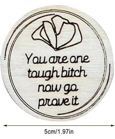 Buy Nupaque Positive Affirmation Cards - Sustainable Wooden Round Cards for Self-Expression & Motivation | Unforgettable Gifts for Women & Men - Buy Online on GoSupps.com