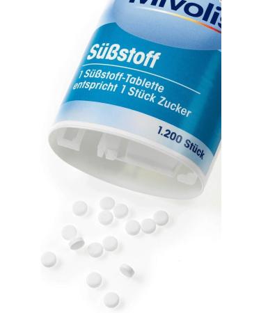 MIVOLIS Comprim s dulcorants 2400 pi ces - dulcorants de Table de Qualit Sup rieure | Fabrication Allemande | Id al pour Sucrer Vos Boissons et Aliments - 2400 pcs - Buy Online on GoSupps.com