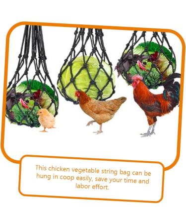 Parliky 2pcs String Hooks Chicken Poultry Feeder Net Hanging Feeder for Hens Tool Belt Hook up Fruit - Buy Online on GoSupps.com