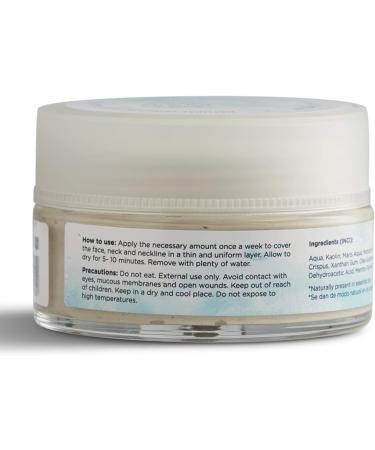 Detox Face Mask Pore Cleanse Detoxifies Prevents Breakouts Hydrates Deeply Cleanses Clear Spots Blackheads Ice Effect Natural Organic Mediterranean Ingredients 100 ml by Mediterranean Spirit - Buy Online on GoSupps.com