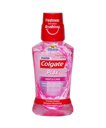 Colgate Plax Sensitive Alcohol-Free Mouthwash 250ml - Gentle Care for Fresh Smiles & 99% Germ Removal - Buy Online on GoSupps.com