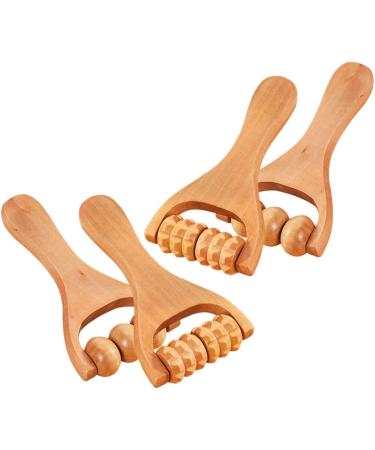 GLEAVI 12pcs Massage Hand Roller Set - Wooden Foot Sole & Neck Massager - International Shipping - Buy Online on GoSupps.com