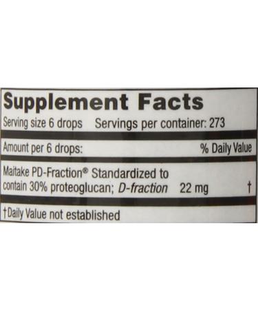Mushroom Wisdom Maitake D Fraction Pro 4X 2.02 Fl Oz - Immune Support Supplement - Buy Online on GoSupps.com