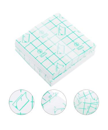 Minkissy 100st Makeup Hand Palette Cream Mixer - Versatile Cosmetic Palette & Nail Sticker Mixture Plate - Medical White Detergent PU Foil 7x7x0.1cm - Buy Online on GoSupps.com