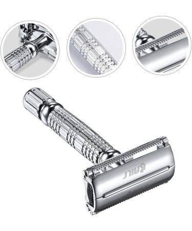 Beavorty 3-St Manual Razor Body Shaver | Double-Edged Chrome-Plated Hair Cutter for Precision Grooming | All-in-One Alloy Design - Buy Online on GoSupps.com