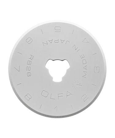 OLFA 28mm Rotary Cutter Replacement Blades, 5 Blades (RB28-5) - Tungsten Steel Circular Rotary Fabric Cutter Blade for Quilting, Sewing, Crafts, and Scrapbooking Fits Most 28mm Rotary Cutters - Buy Online on GoSupps.com