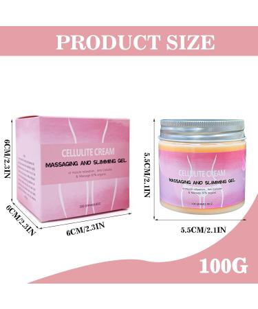 Cellulite Cream Mustard Ointment 100g - Active Massage Treatment for Waist Stomach Arms Hips & Thighs - Buy Online on GoSupps.com