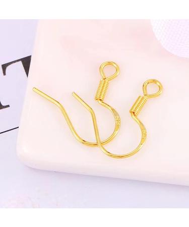 Hypoallergenic 925 Sterling Silver Earring Hooks Set with Silicone Backs and Jump Rings - 200 PCS/100 Pairs for DIY Jewelry Making - Buy Online on GoSupps.com