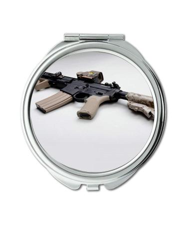 YENDOSTEEN Mirror makeup mirror pistols firing Round Mirror new gun pocket mirror portable mirror