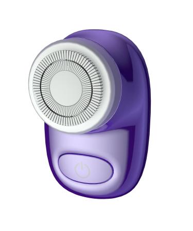 Mini Electric Shaver Pocket Size Electric Shaver for Men and Women Rechargeable Easy One-Button Portable Powerful Waterproof Electric Razor for Travel Office Business Trip (Purple)