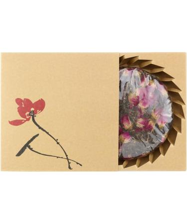 COLORFULTEA - 190g (6.7 oz) - Sheng Puerh Tea - Rose Puer Tea / Rose Pu erh Tea / Rose Pu'erh Tea - Premium Quality Rose Raw Pu-erh Tea Cake - Buy Online on GoSupps.com