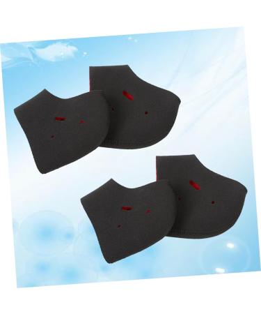 Healeved 4 Pairs Silicone Heel Protector for Plantar Foot Moisturizing Socks Hydrating Socks Cracked Heels Socks Thermal Socks Foot Protectors for Feet Sole of Foot Boots - Buy Online on GoSupps.com