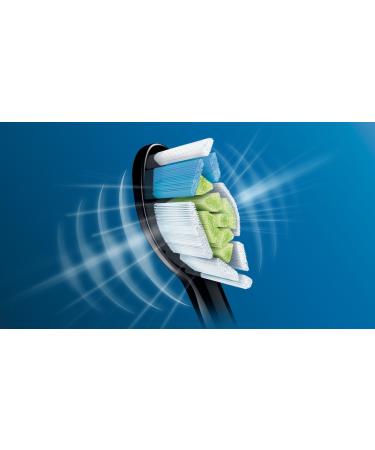 Philips Sonicare DiamondClean Black Toothbrush Heads - HX606295, 2-Pack - Buy Online on GoSupps.com