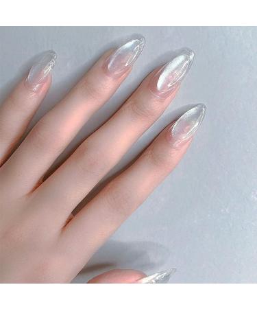 White Pearl Chrome Nail Powder - Mirror Effect Aurora Magic Pigment for High Gloss Glitter Nail Art - Holographic Ice Aurora Dust for Manicure Decorations - Set of 2 Boxes - Buy Online on GoSupps.com