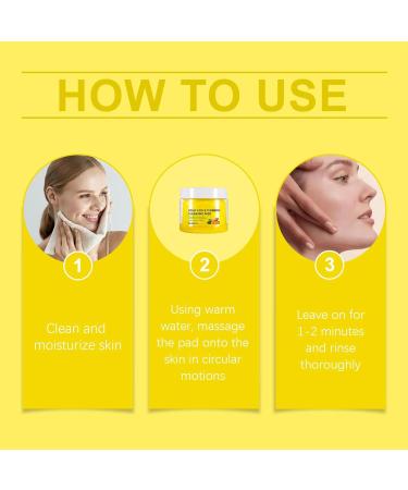 Kojic & Turmeric Cleansing Pads Exfoliator Unclog Pores Turmeric Cleansing Pads Balances Skin Oil and Water Resurfacing Pads for Face & Body Facial Sponges for Cleansing - Buy Online on GoSupps.com