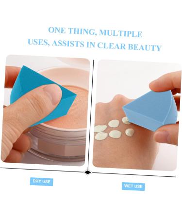 Angoily 2 Set Capsule Bottle Beauty Egg Makeup Puff Foundation Wedges Makeup Powder Puff Make- up Puff Clean Makeup Sponge Fan-shaped Puff Hydrophilic Polyurethane Cosmetic Cotton Pad - Buy Online on GoSupps.com