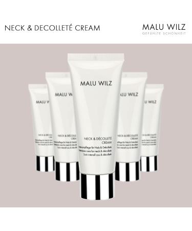  Malu Wilz Malu Wilz Neck & D collet Plumping Cream for the Neck and D collet 75 ml | Anti-aging treatment with hyaluronic acid and jojoba firming and moisturizing fights wrinkles absorbs quickly - Buy Online on GoSupps.com